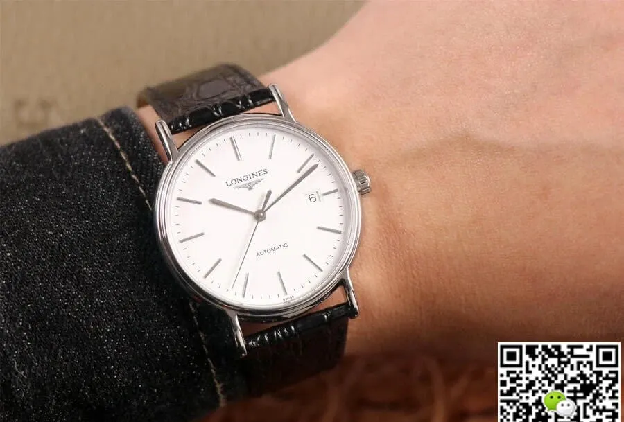 Longines Presence L4.790.4.12.2 KY factory 1:1 Best Edition Replica Watch Stainless Steel Bezel